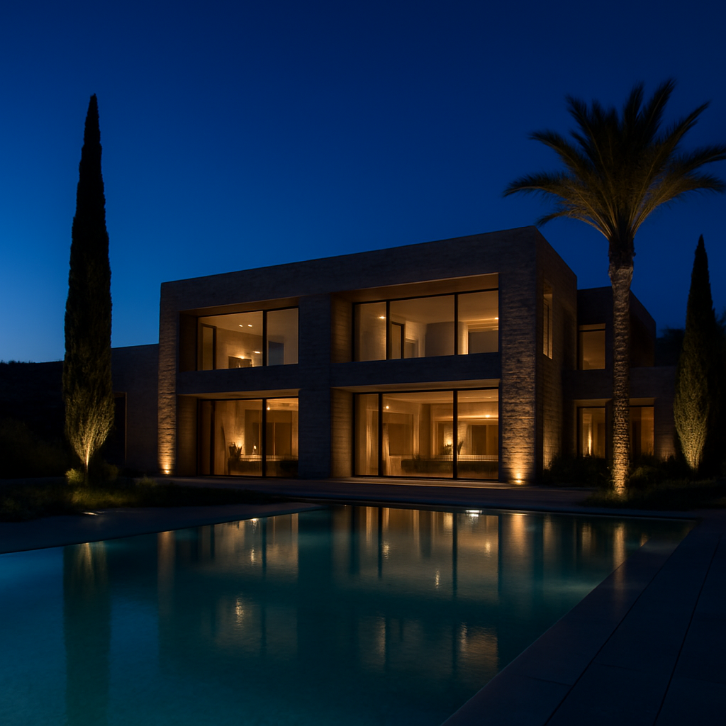 Villa Asteri Nocturne